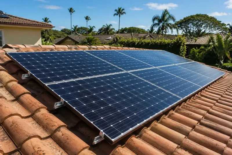 Installation de panneaux solaires à Baguer-Morvan